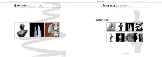 James Hill Sculpture - Website